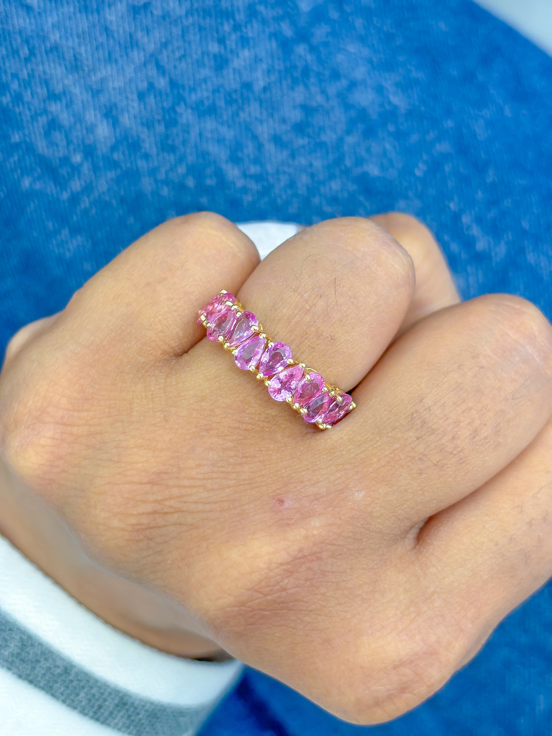 JPRG-3670/9258 Pink Sapphire Ring | 18K