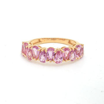 JPRG-3670/9258 Pink Sapphire Ring | 18K