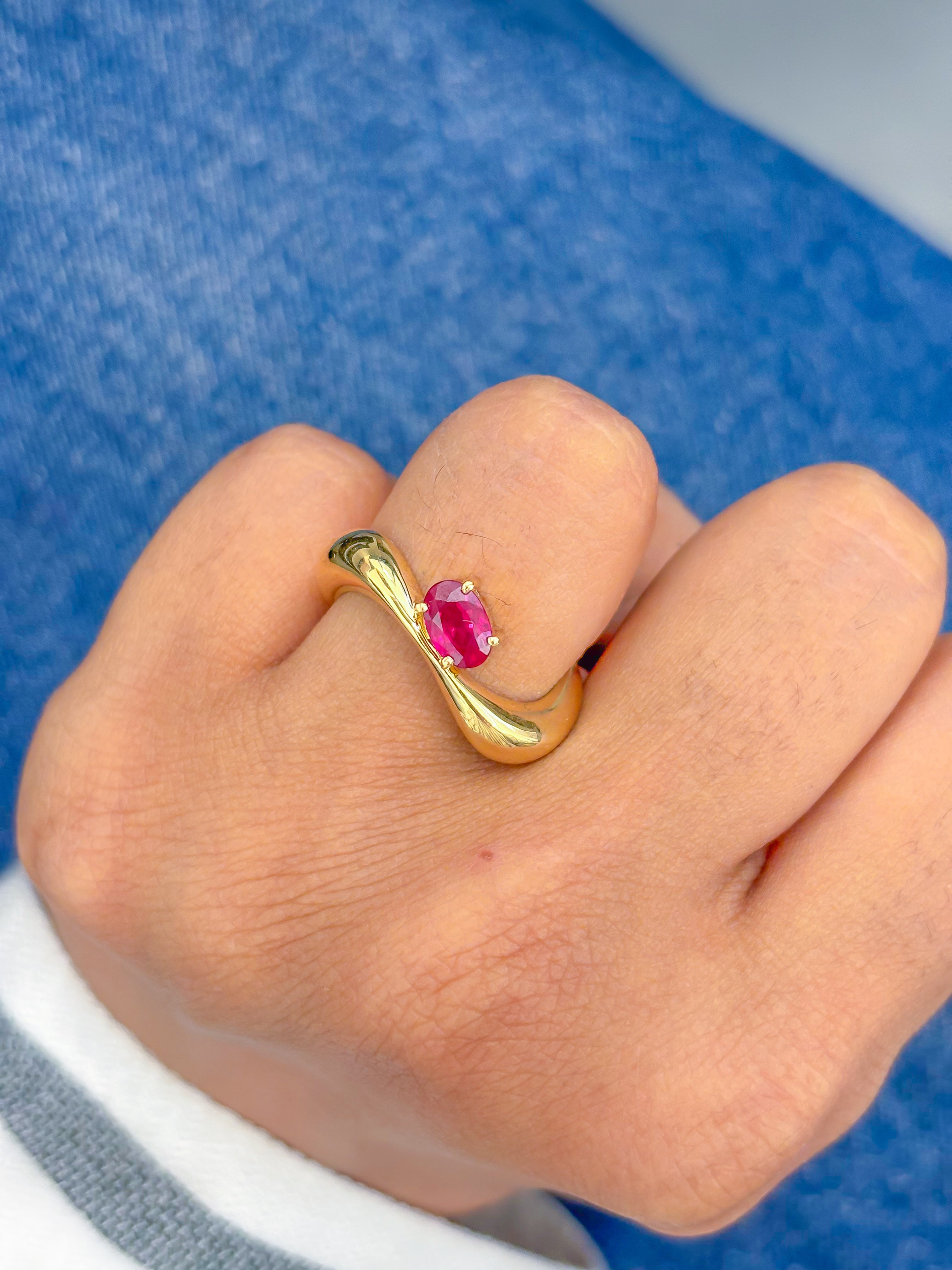 JPRG-3671/9259 Ruby Ring | 18K