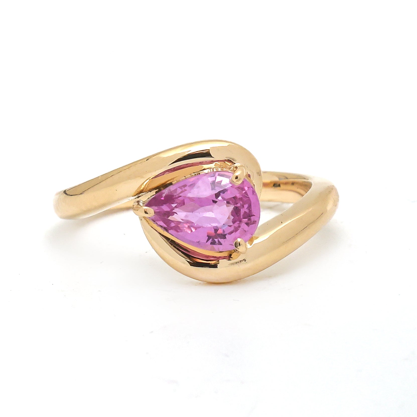JPRG-3676/9264 Pink Sapphire Ring | 14K