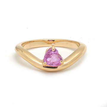 JPRG-3684/9271 Pink Sapphire Ring | 14K