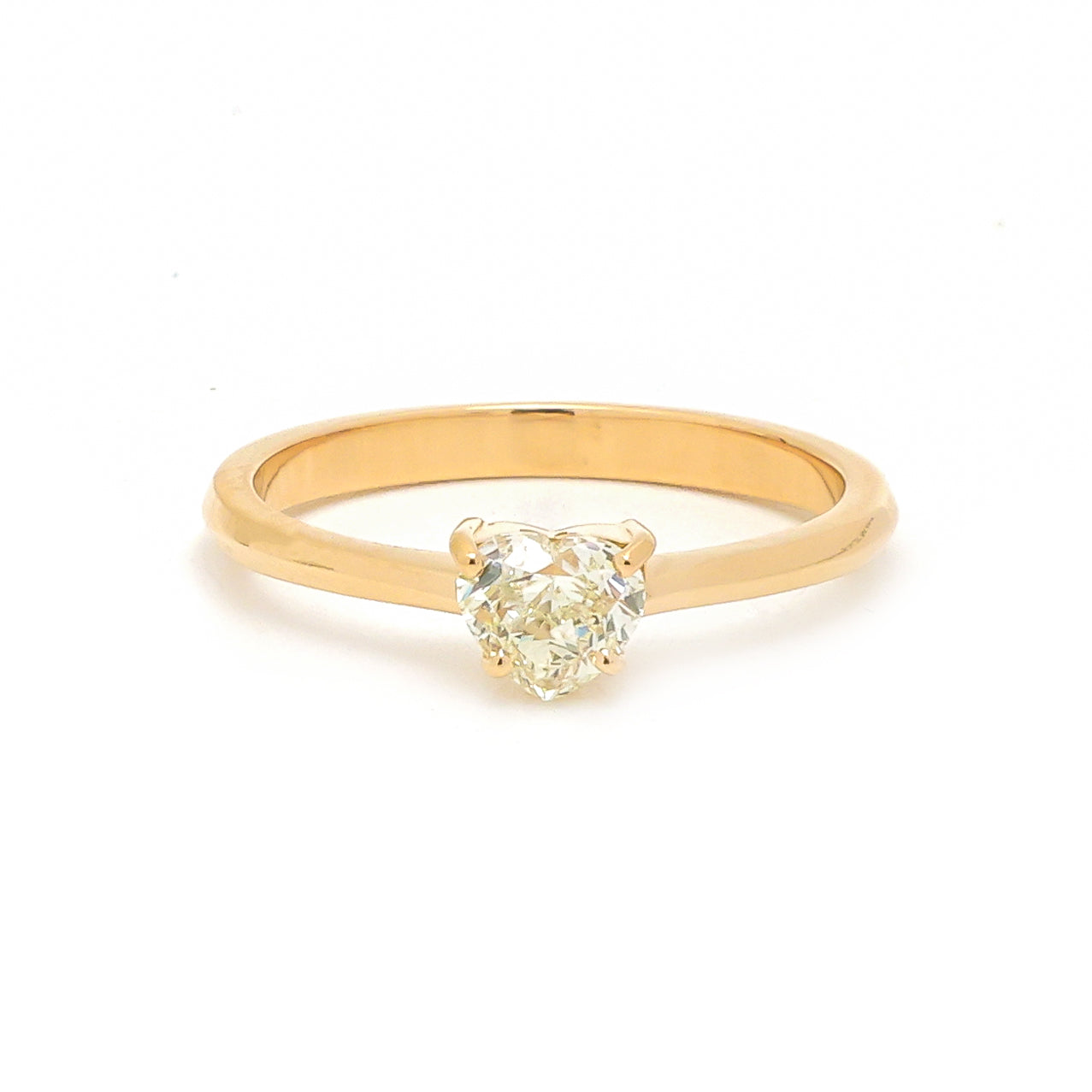 JPRG-3699/9303 Diamond Heart Thin Ring | 18K
