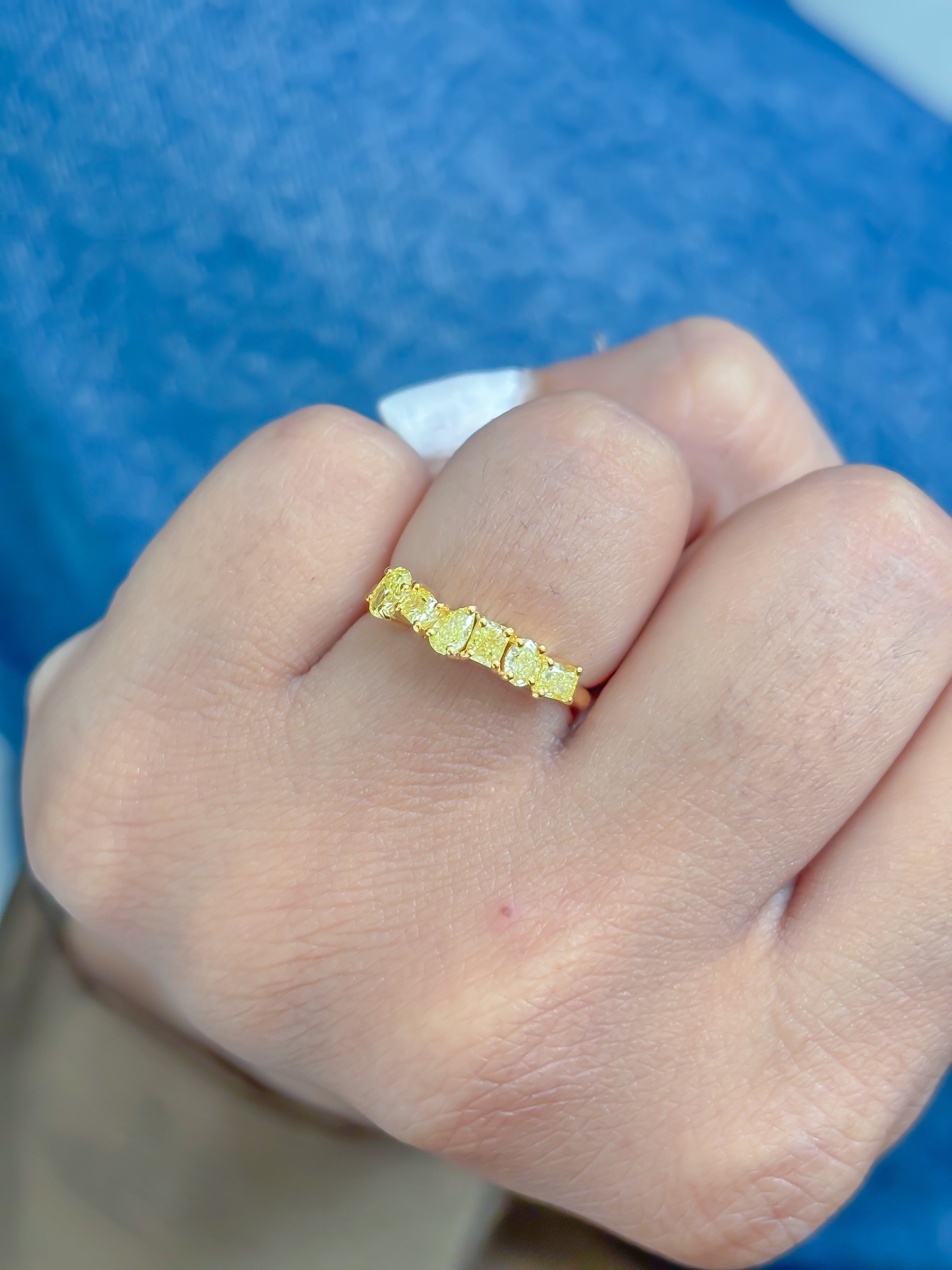 JPRG-3701/9305 Yellow Diamond Ring | 18K