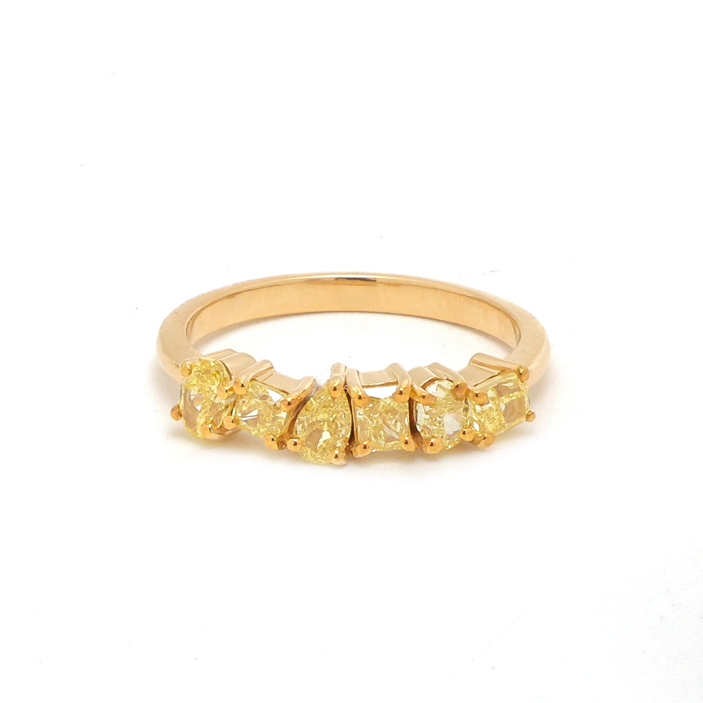 JPRG-3701/9305 Yellow Diamond Ring | 18K