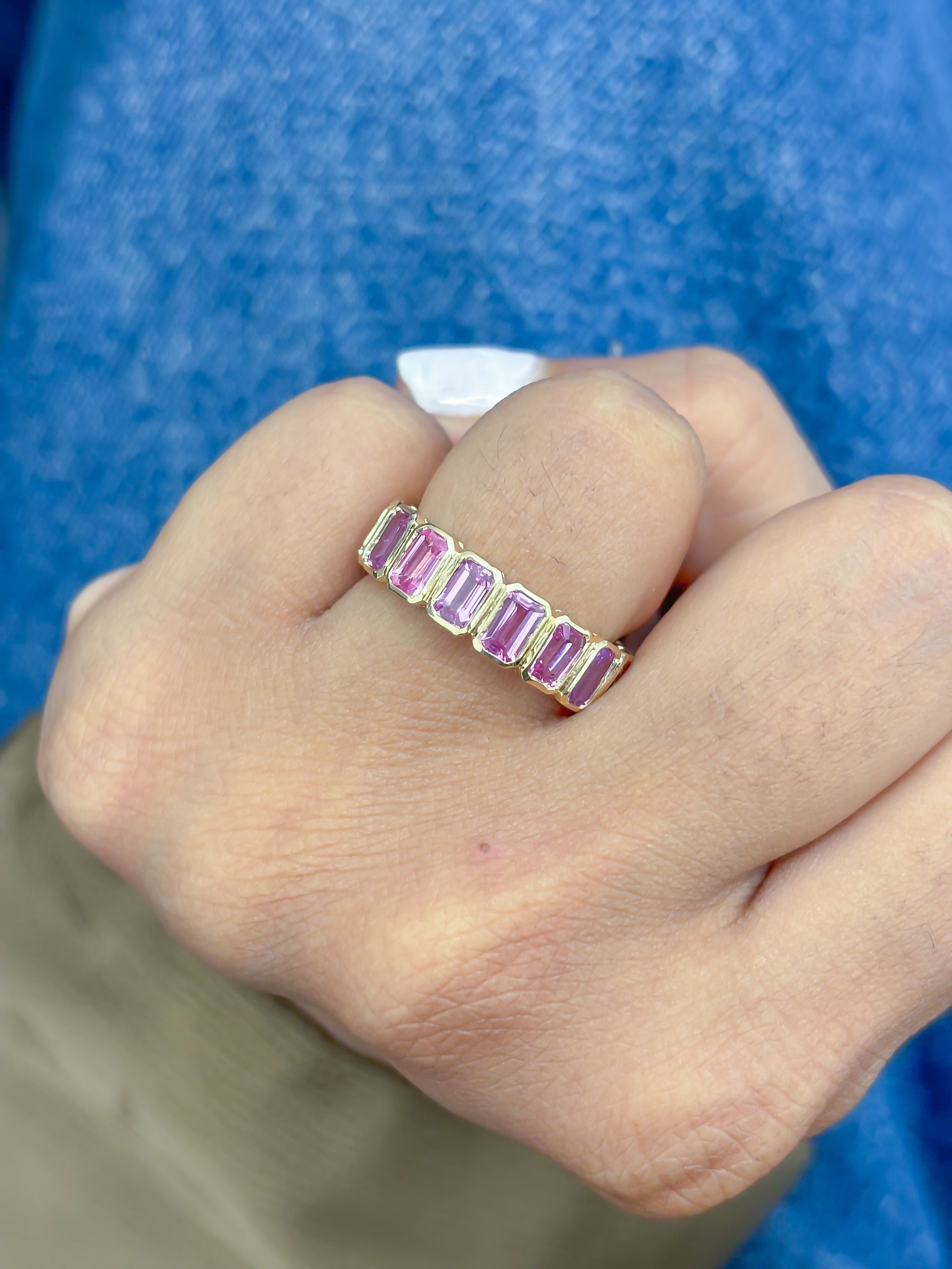 JPRG-3713/9316 Pink Sapphire Ring | 14K