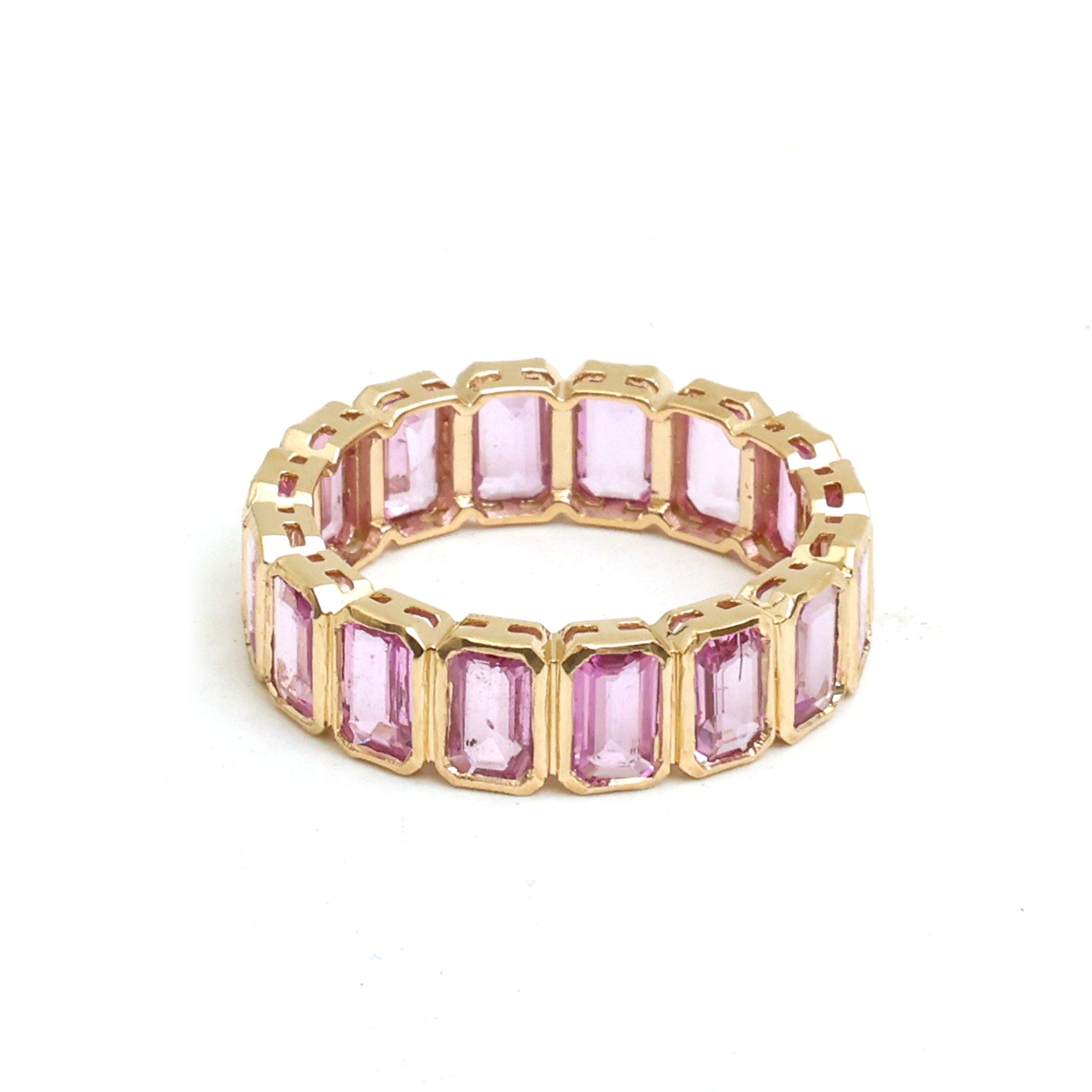 JPRG-3713/9316 Pink Sapphire Ring | 14K