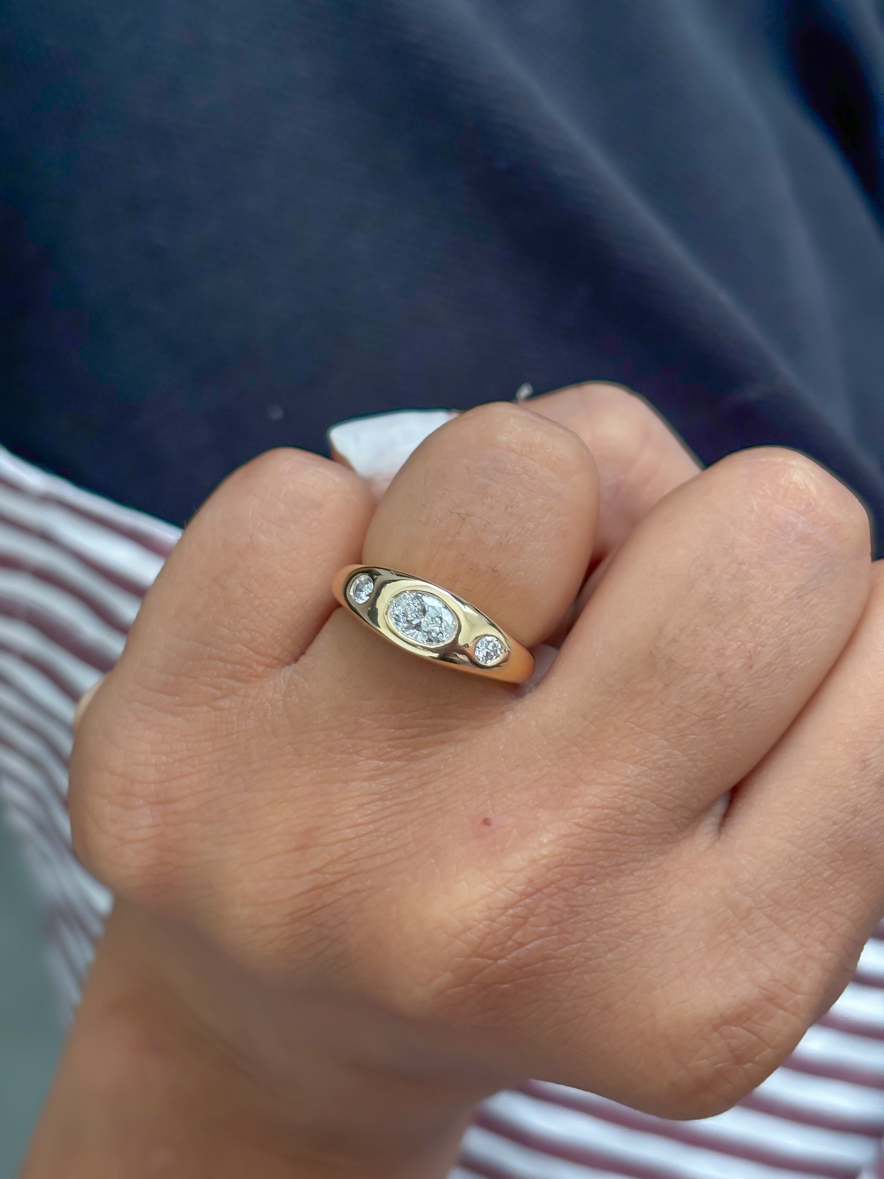 JPRG-3725/9332 Lab Grown Diamond Ring | 14K
