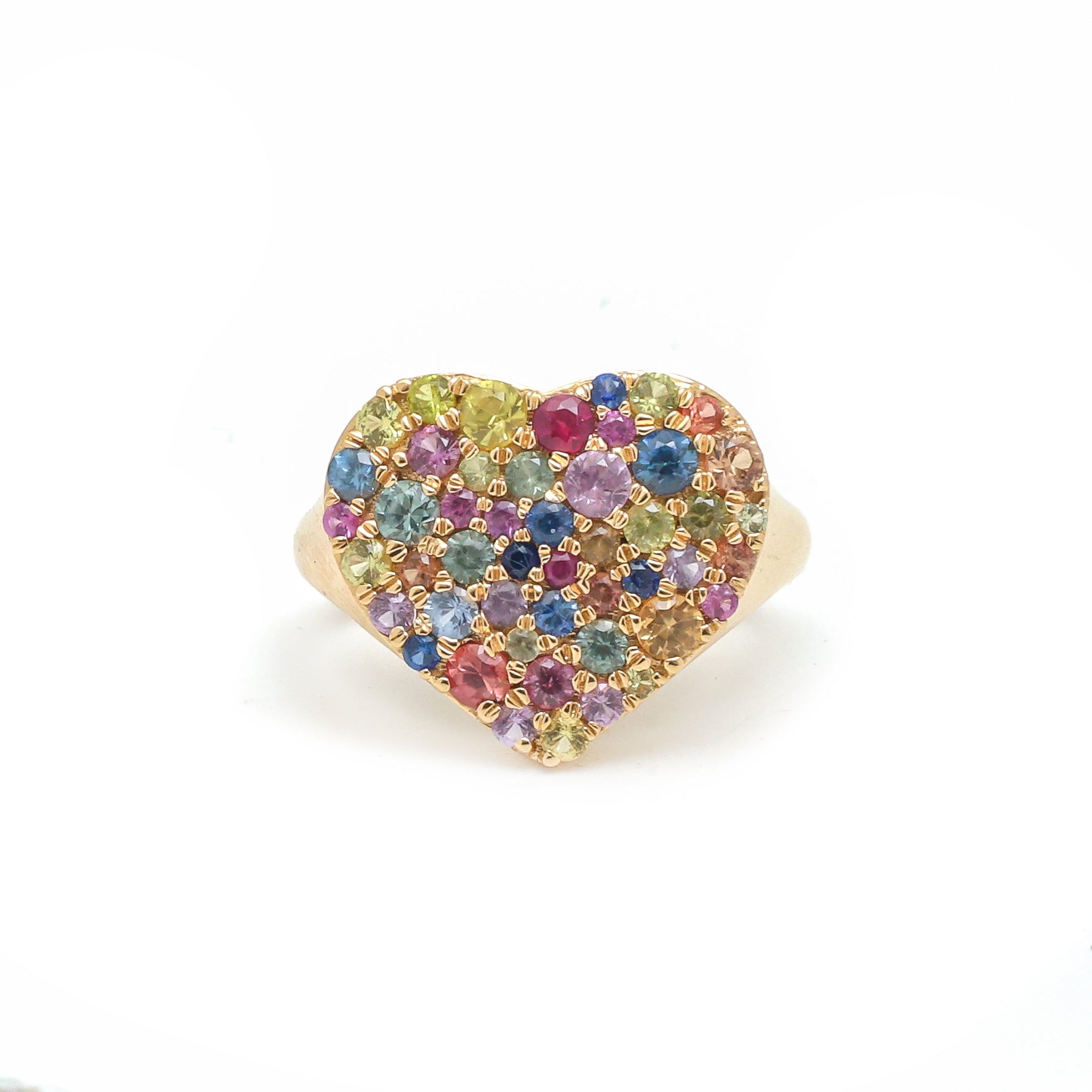 JPRG-3738/9346 Rainbow Sapphire Ring | 18K