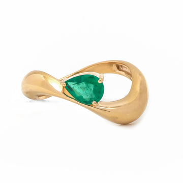 JPRG-3749/9375 Emerald Ring | 14K