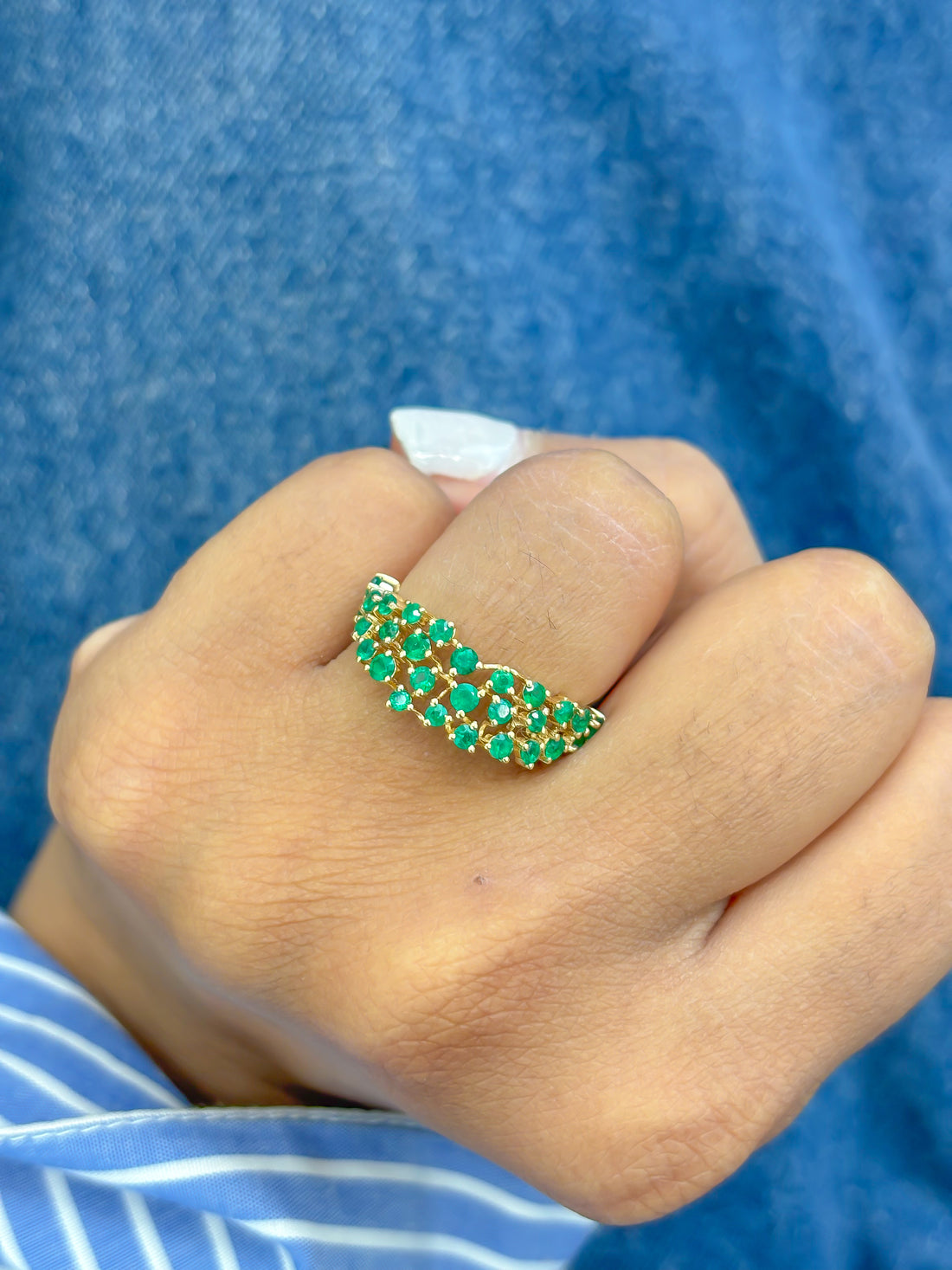 JPRG-3762/9388 Emerald Ring | 18K