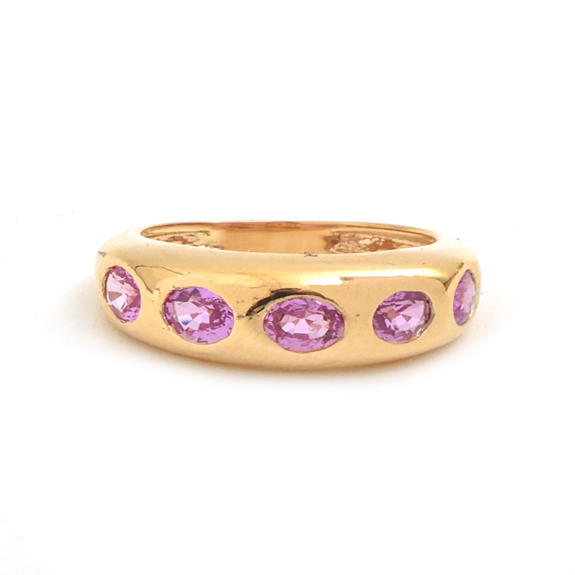 JPRG-3763/9389 Pink Sapphire Ring | 14K