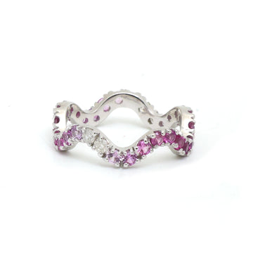 JPRG-3764/9393 Pink Sapphire Diamond Ring | 14K