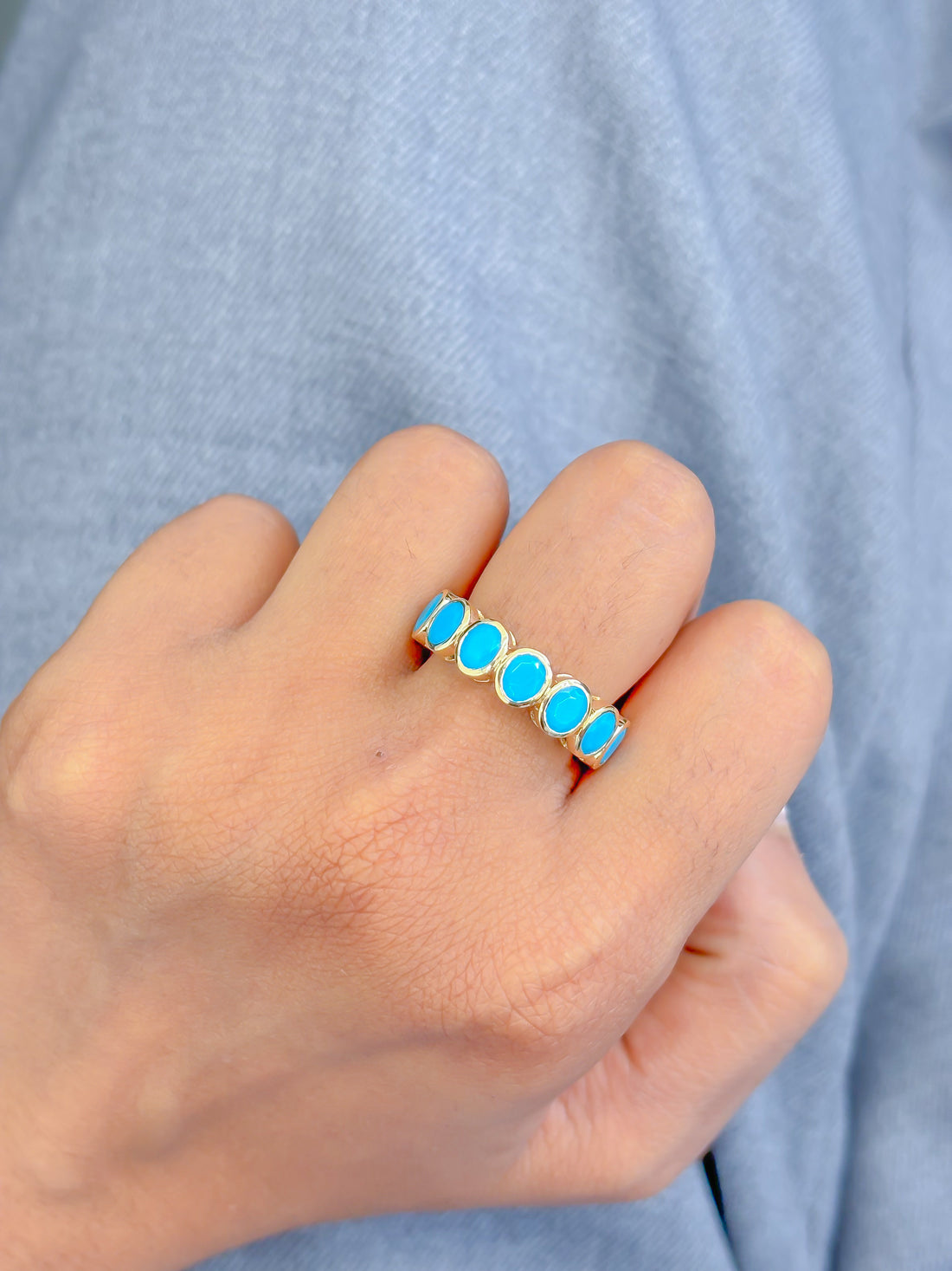 JPRG-3784/9432 Turquoise Ring | 14K