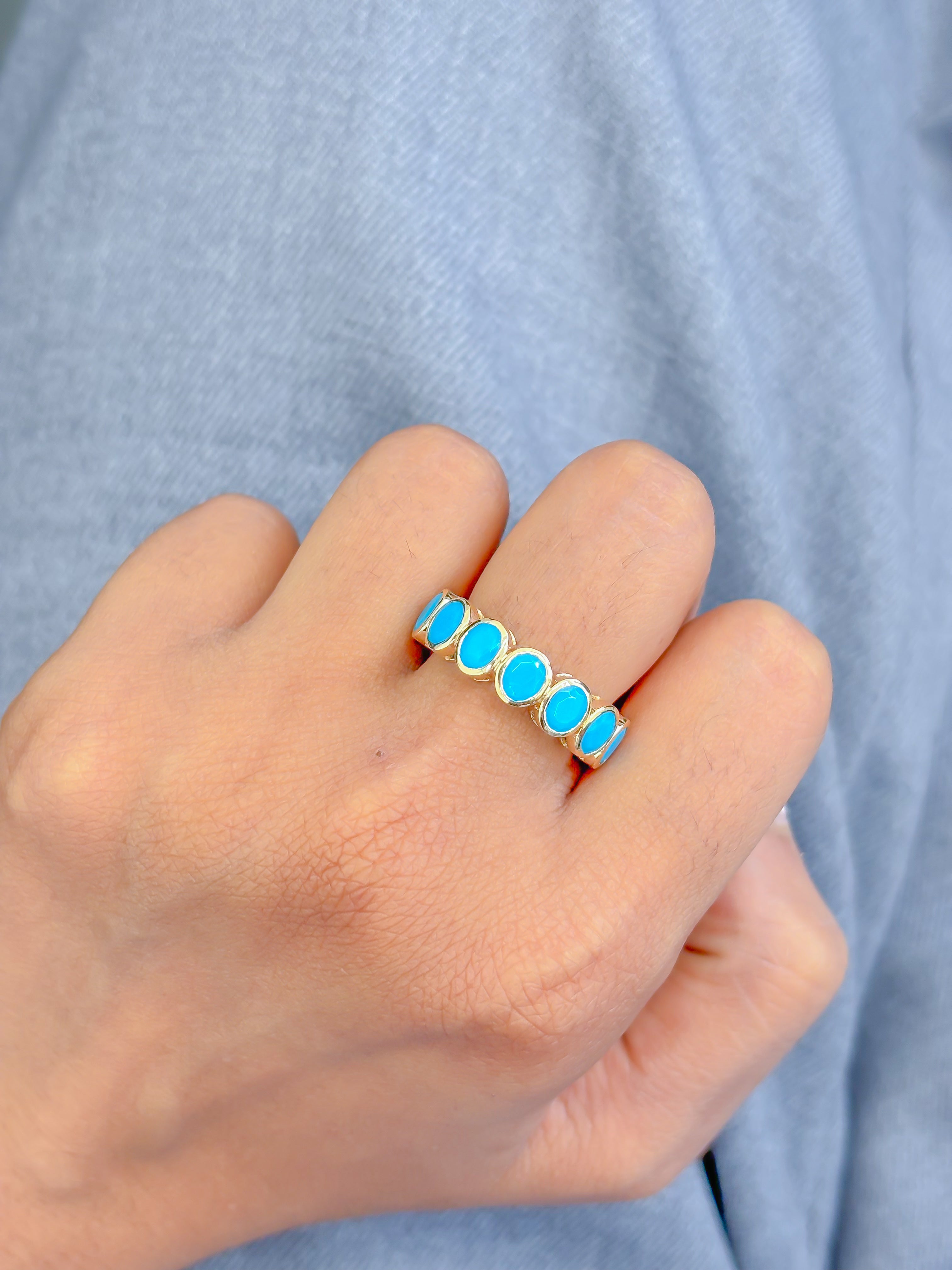 JPRG-3784/9432 Turquoise Ring | 14K