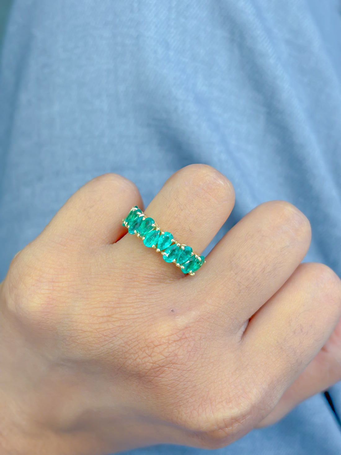 JPRG-3789/9437 Emerald Ring | 18K