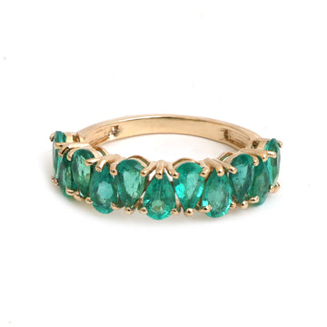 JPRG-3789/9437 Emerald Ring | 18K