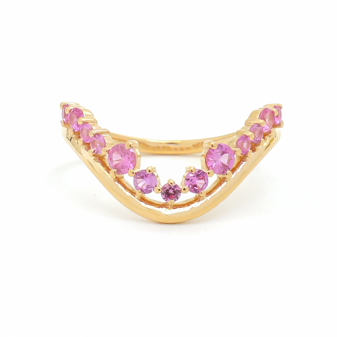 JPRG-3812/9489 Pink Sapphire Ring | 14K