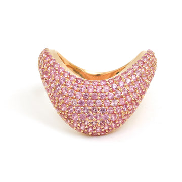 JPRG-3839/9585 Pink Sapphire Ring | 18K