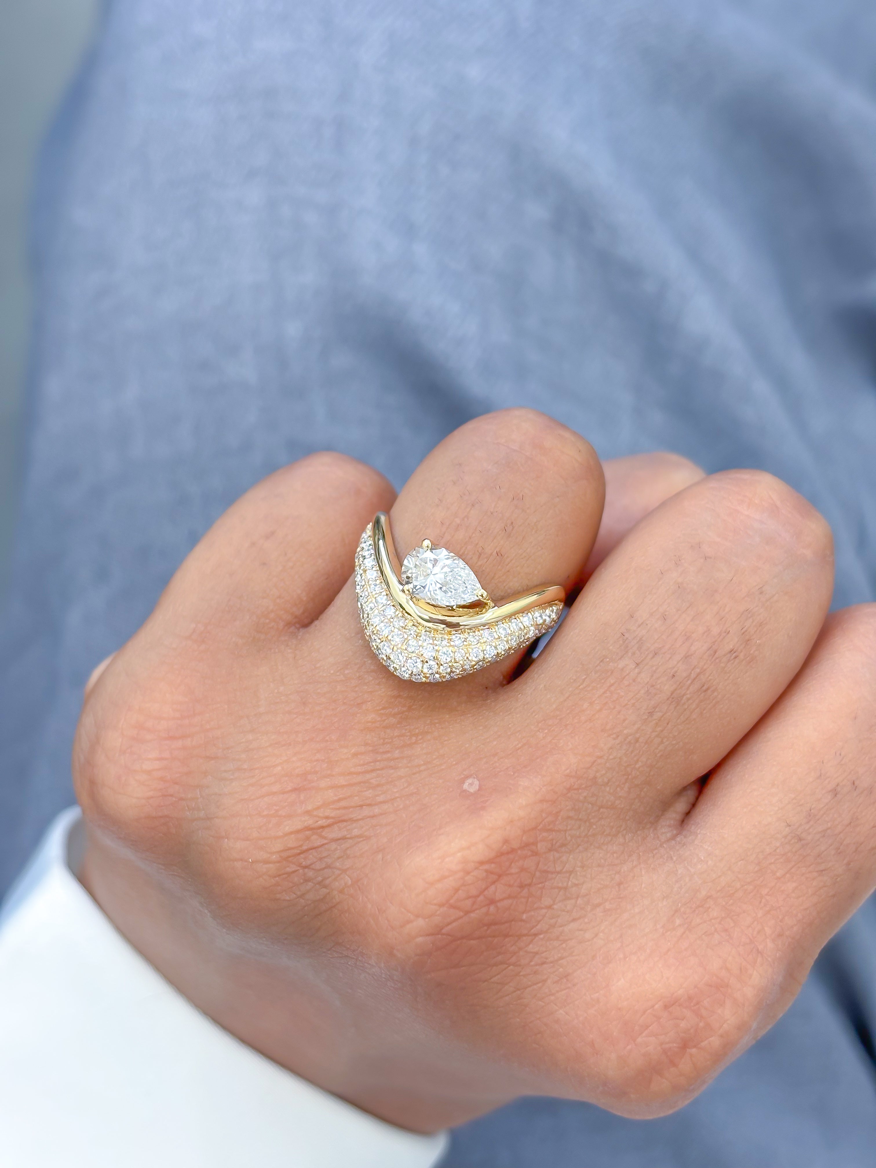 JPRG-3845/9550 Lab Grown Diamond Ring | 14K