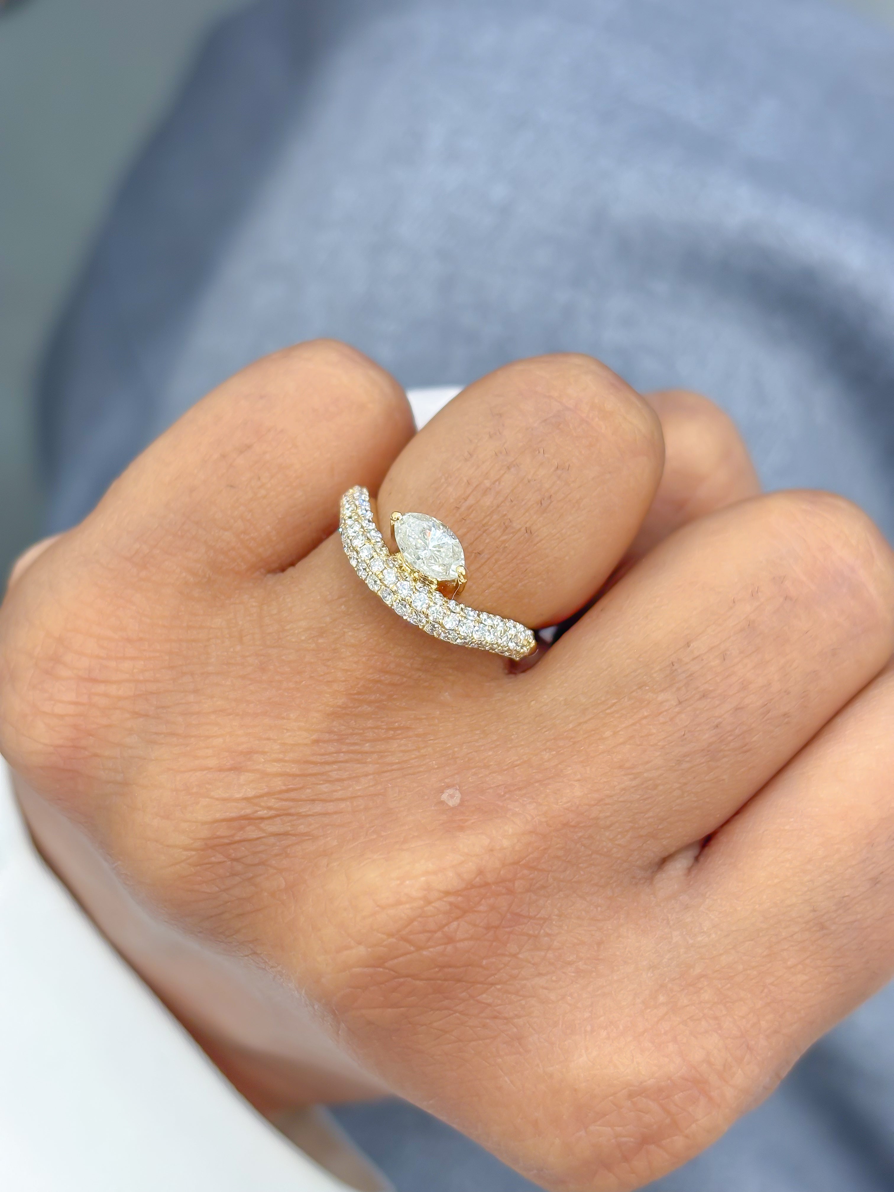 JPRG-3850/9555 Diamond Ring | 18K