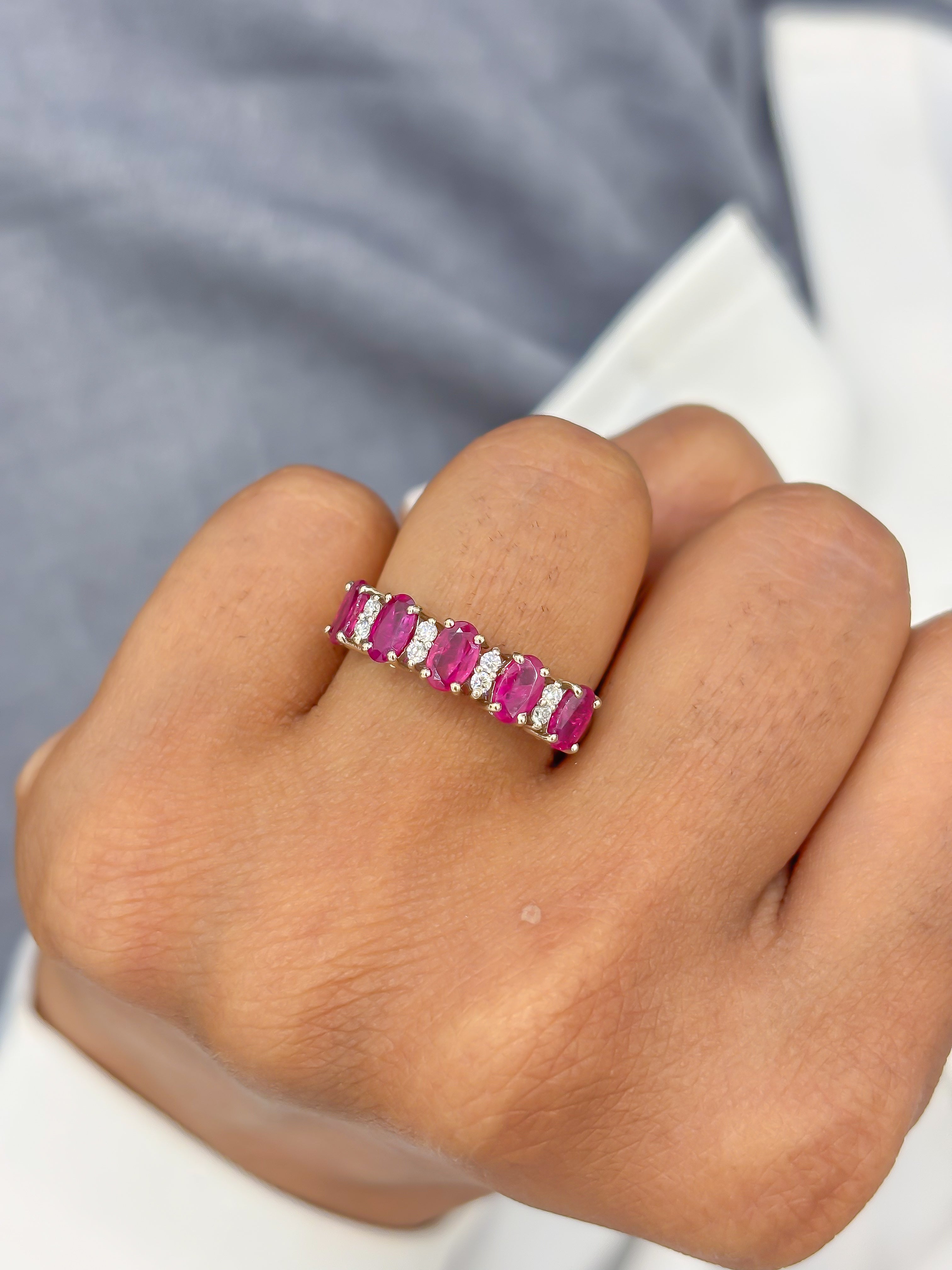 JPRG-3857/9562 Ruby Diamond Ring | 18K