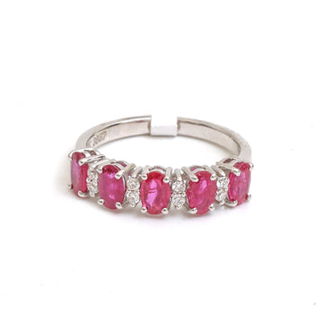 JPRG-3857/9562 Ruby Diamond Ring | 18K