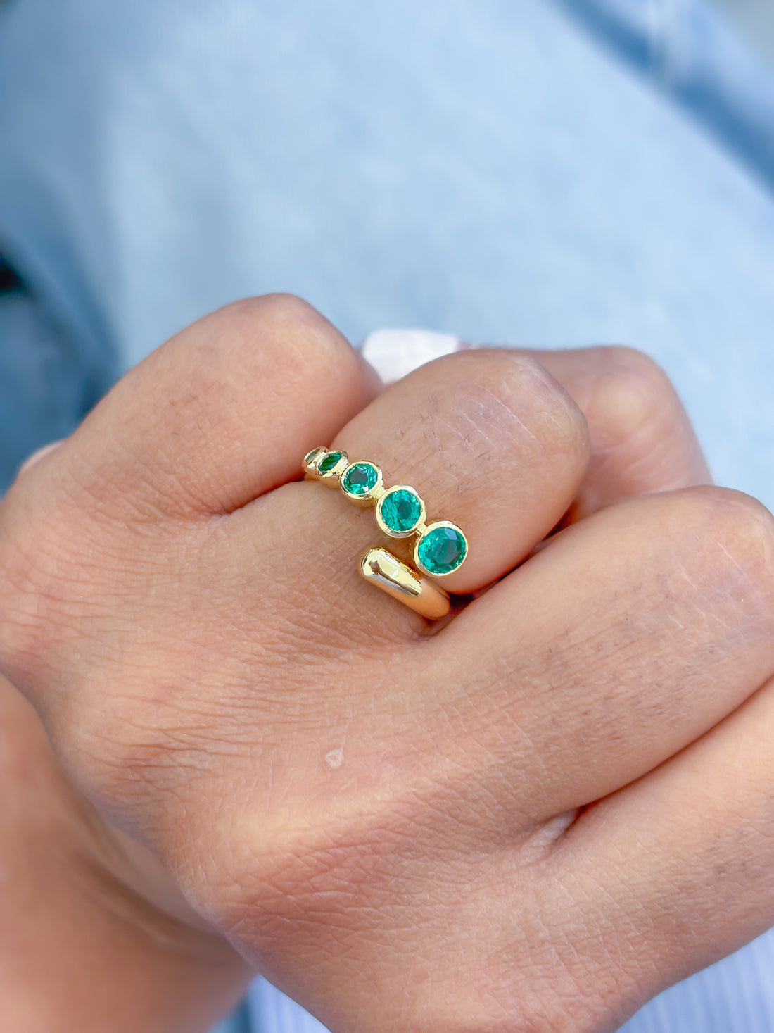 JPRG-3861/9582 Emerald Ring | 18K