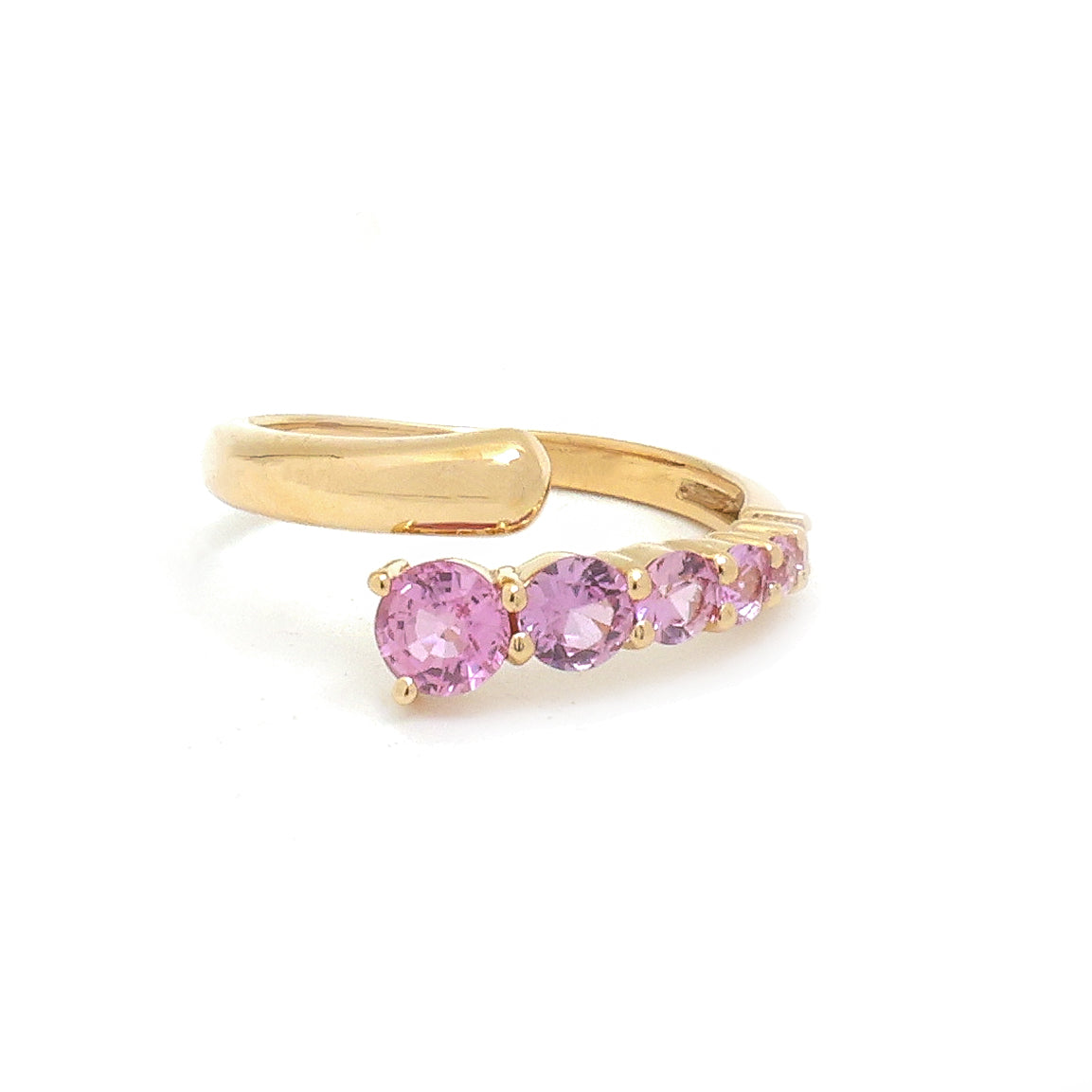 JPRG-3869/9593 Pink Sapphire Ring | 14K