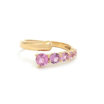 JPRG-3869/9593 Pink Sapphire Ring | 14K