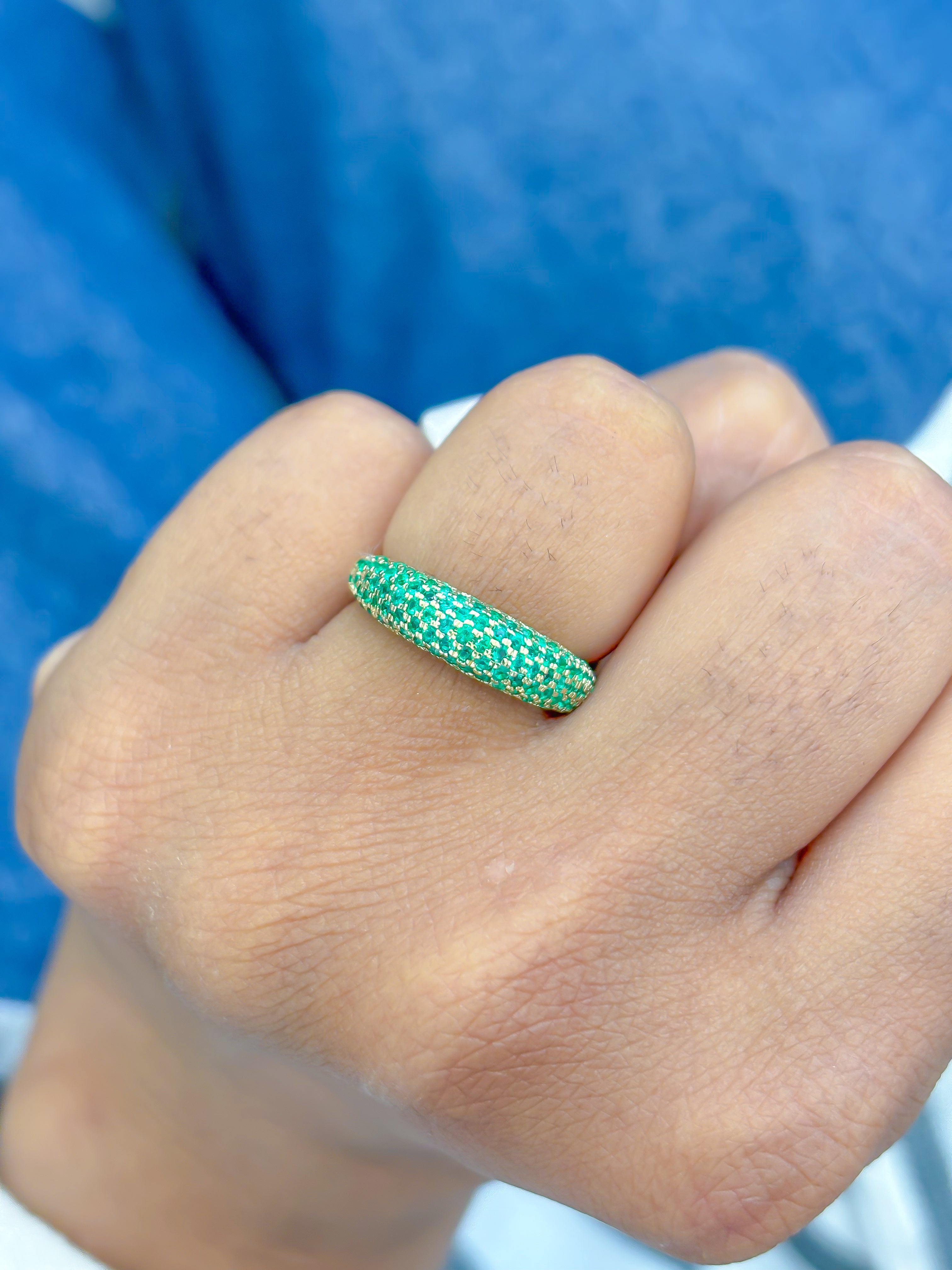 JPRG-3891/9636 Emerald Ring | 14K