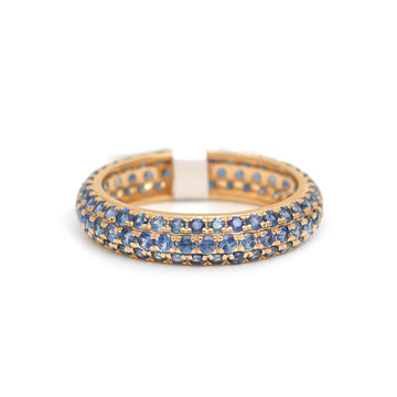 JPRG-3893/9638 Blue Sapphire Ring | 18K