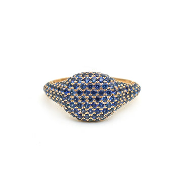JPRG-3897/9642 Blue Sapphire Ring | 14K