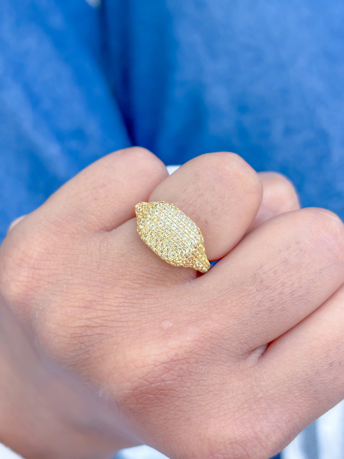 JPRG-3898/9643 Yellow Diamond Ring | 18K