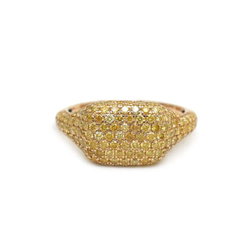 JPRG-3898/9643 Yellow Diamond Ring | 18K