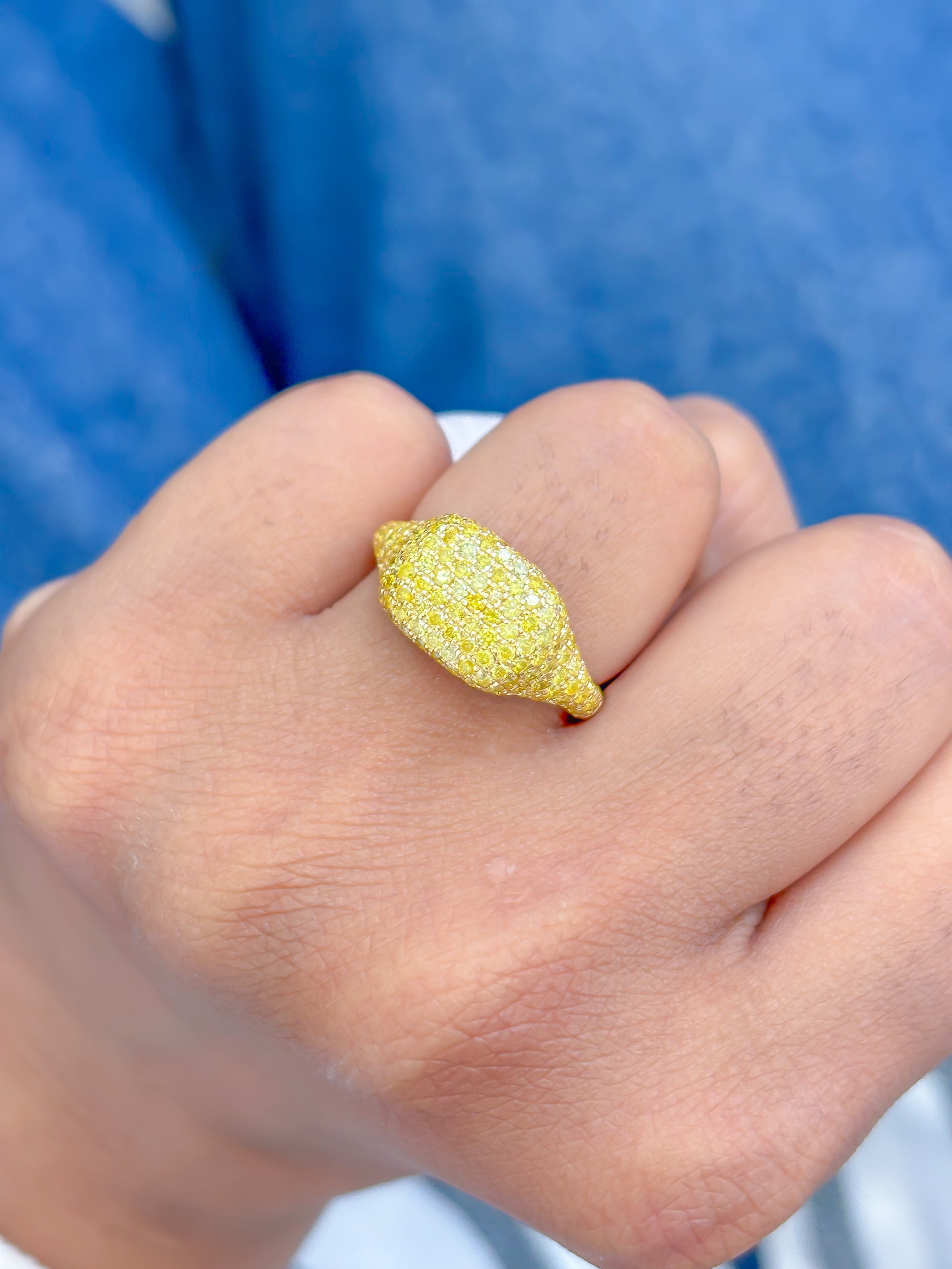 JPRG-3899/9644 Yellow Sapphire Ring | 18K