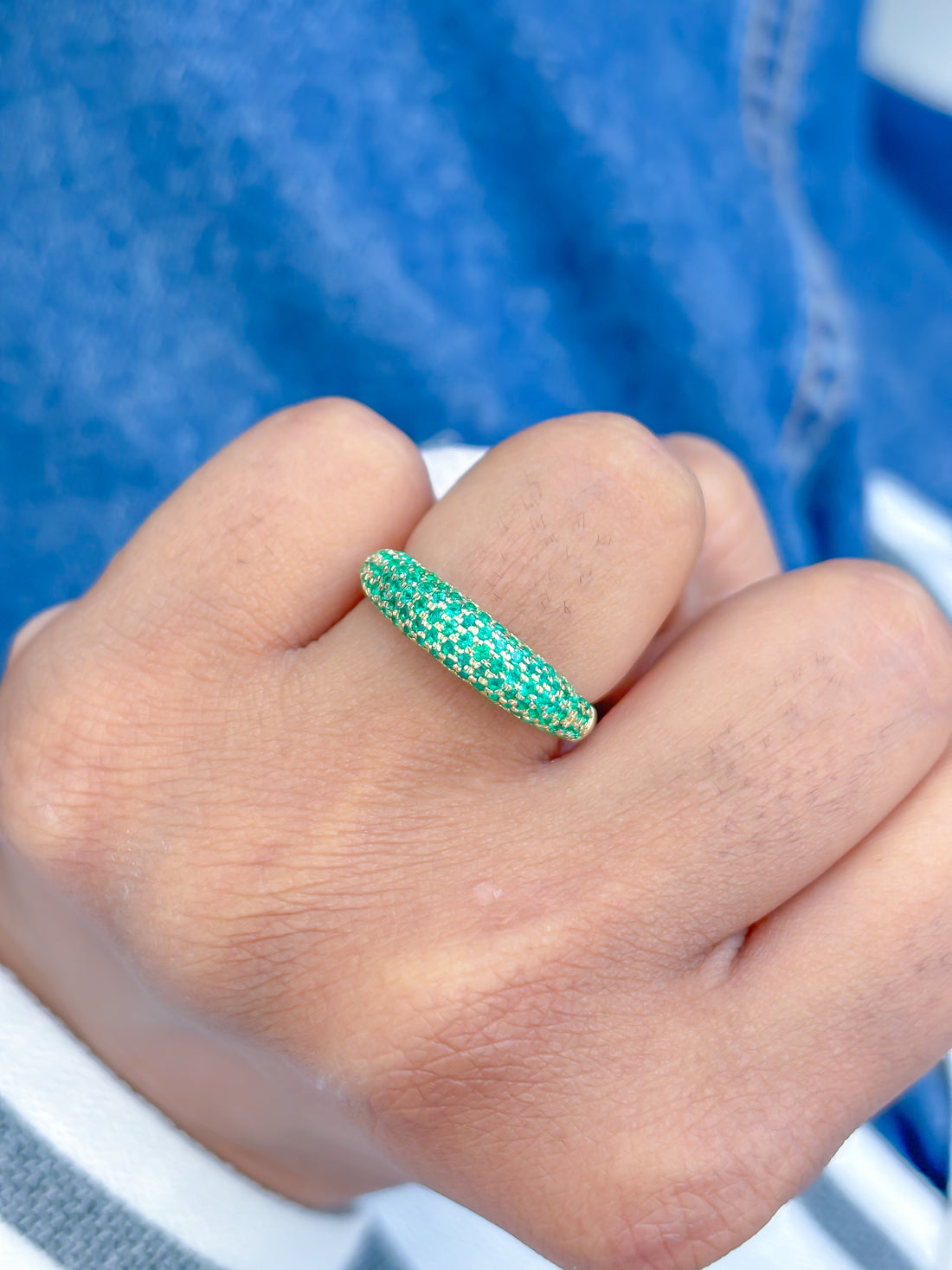 JPRG-3901/9646 Emerald Ring | 14K