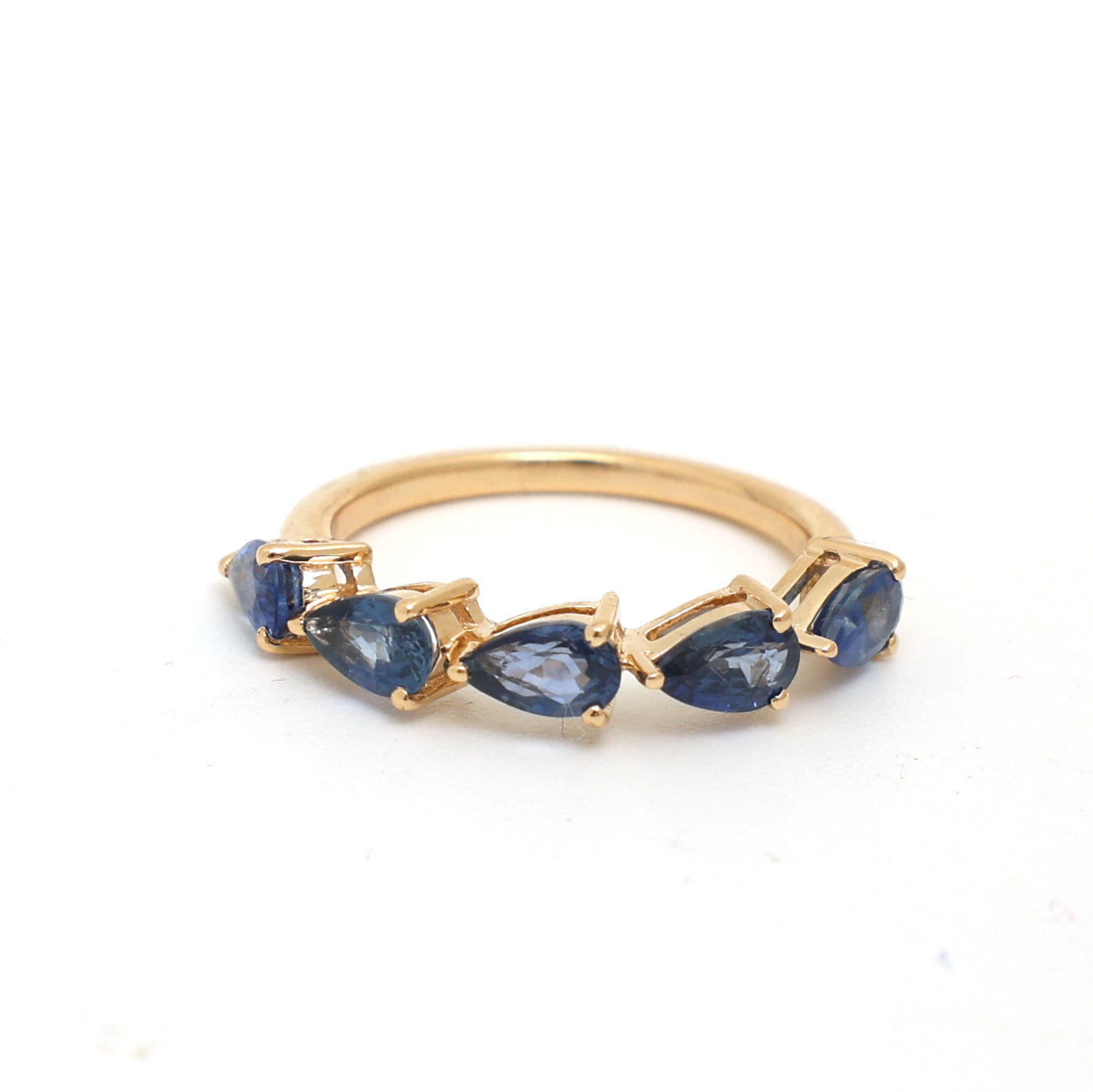 JPRG-3916/9677 Blue Sapphire Ring | 18K