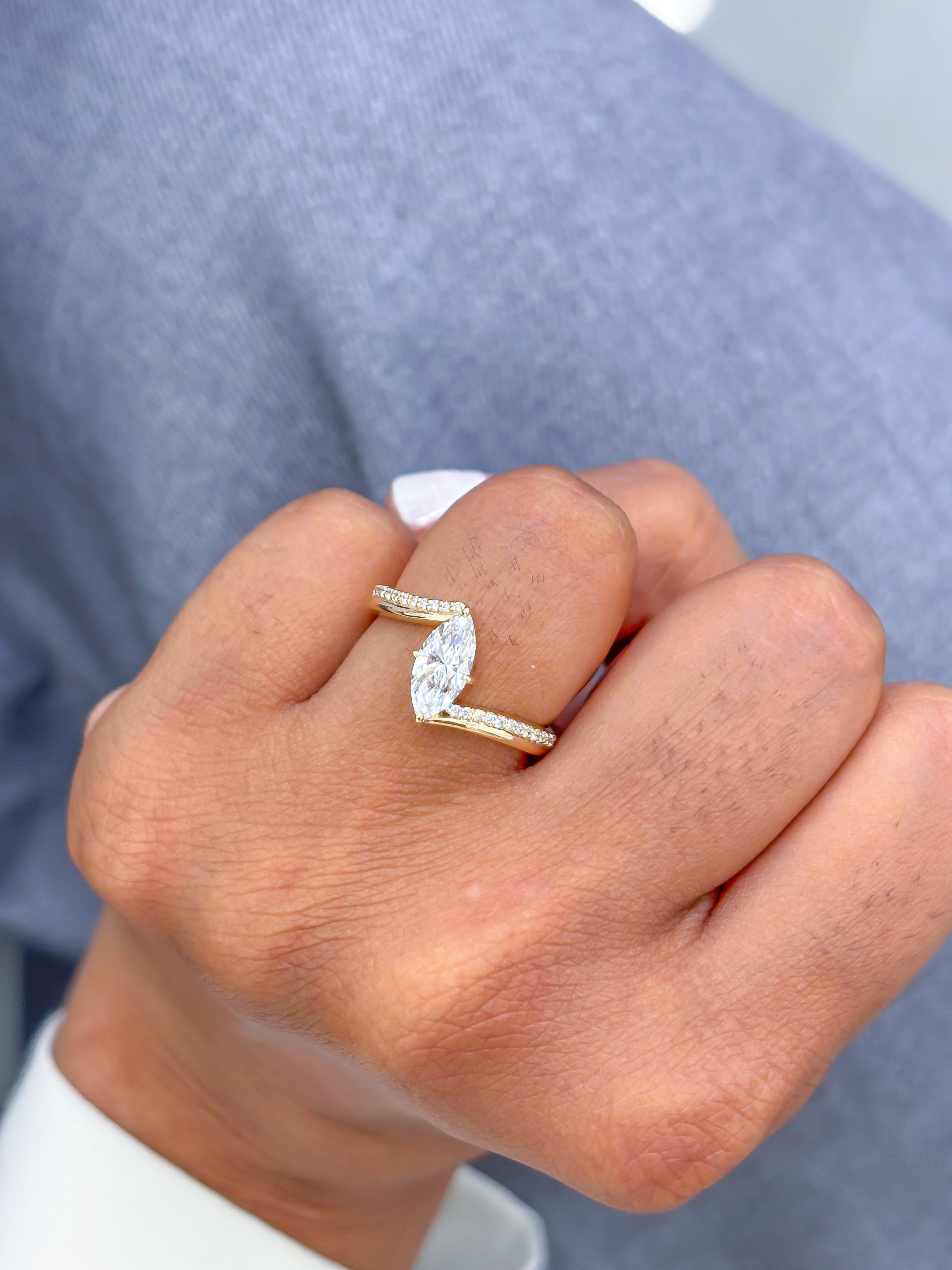 JPRG-3919/9680 Lab Grown Diamond Ring | 14K