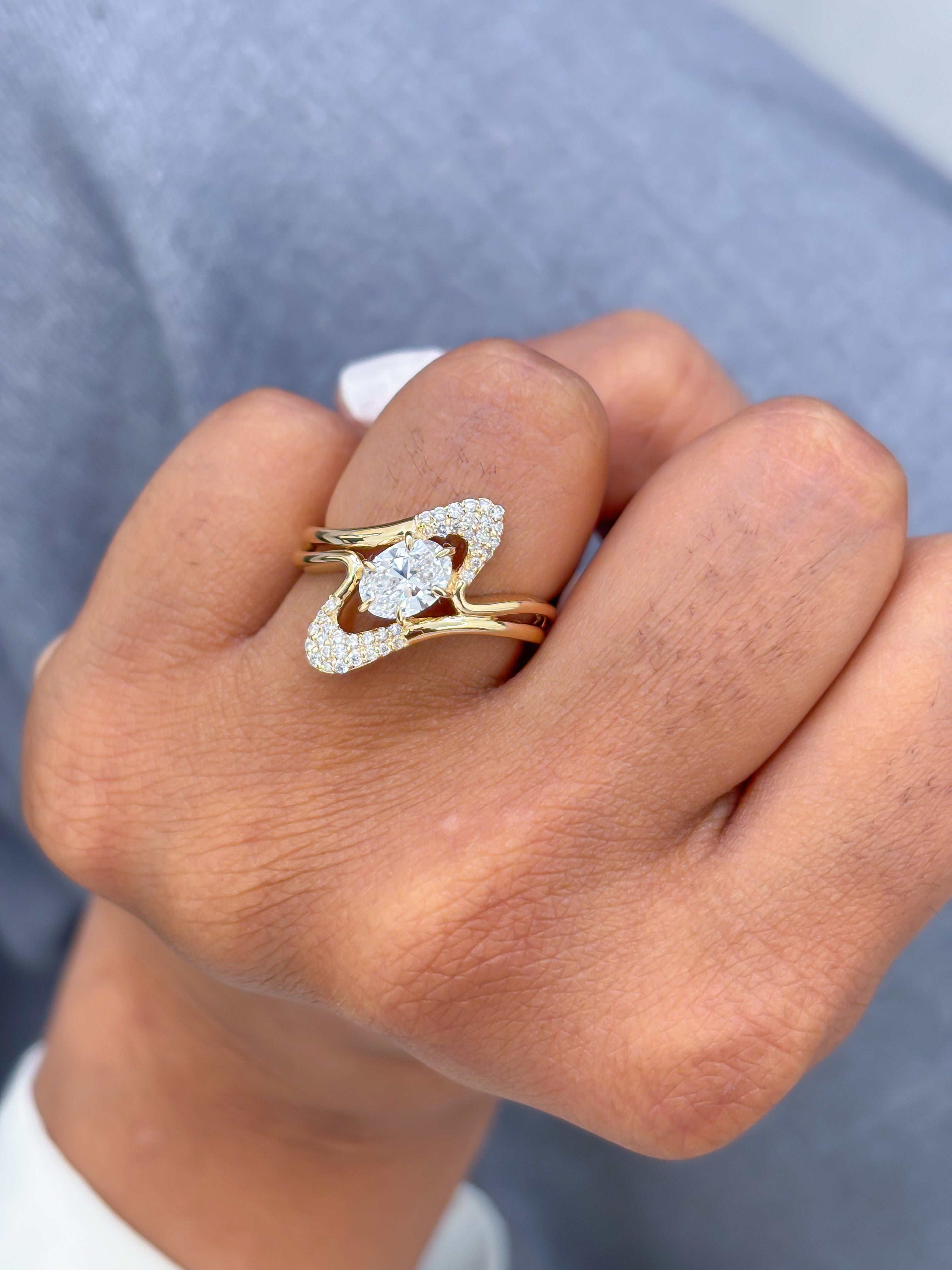 JPRG-3920/9673 Lab Grown Diamond Ring | 14K