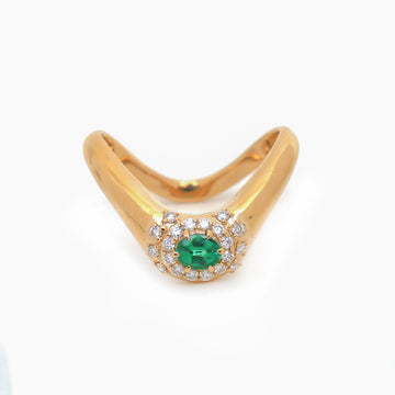 JPRG-3937/9710 Emerald Diamond Ring | 18K