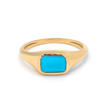 JPRG-3942/9726 Turquoise Ring | 18K