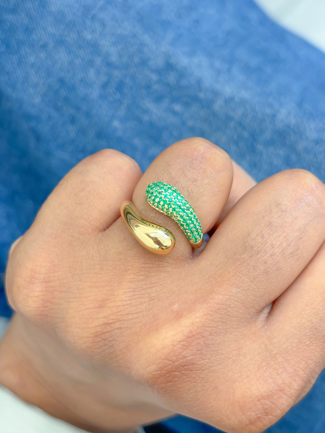 JPRG-3946/9732 Emerald Ring | 18K