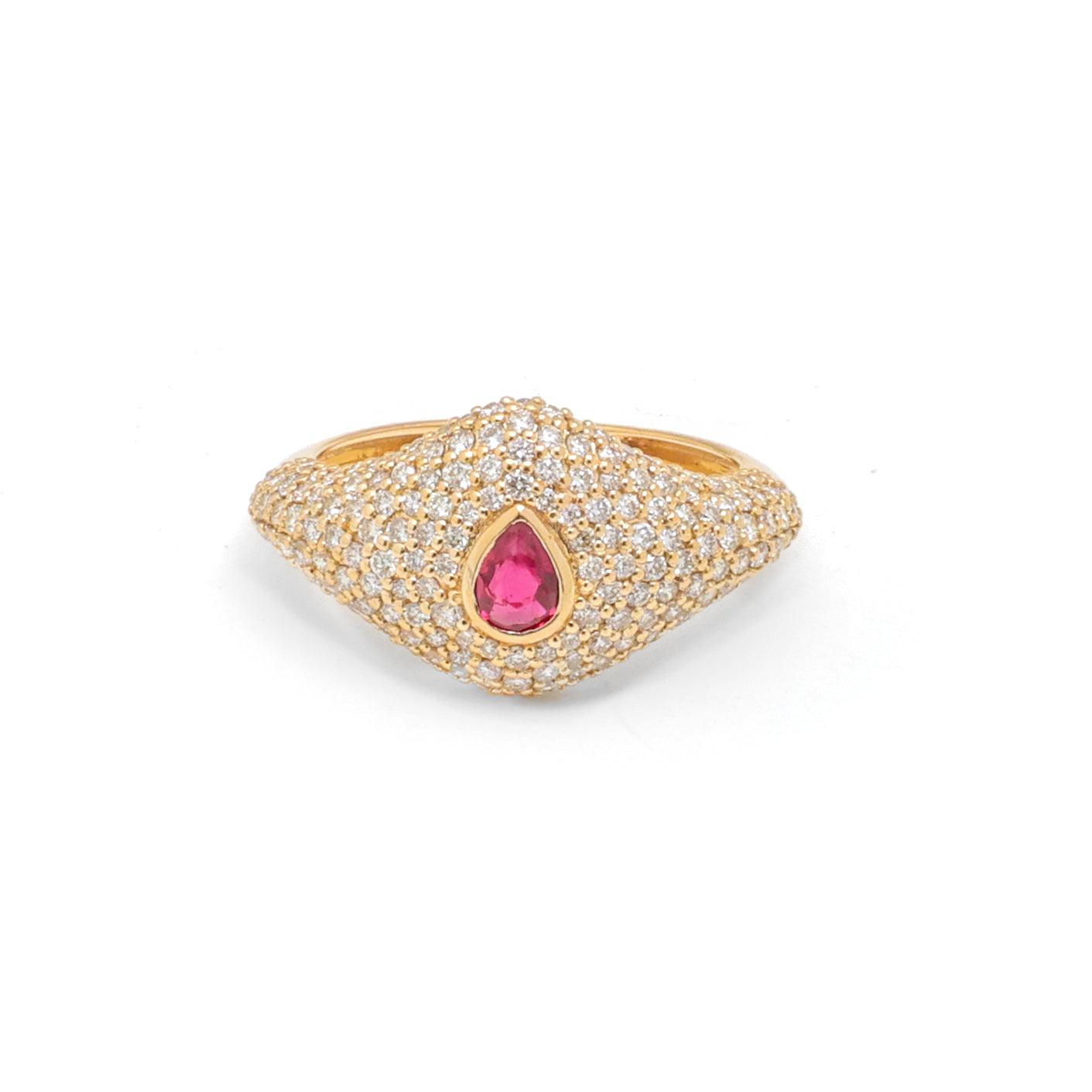 JPRG-3948/9734 Ruby Diamond Ring | 18K