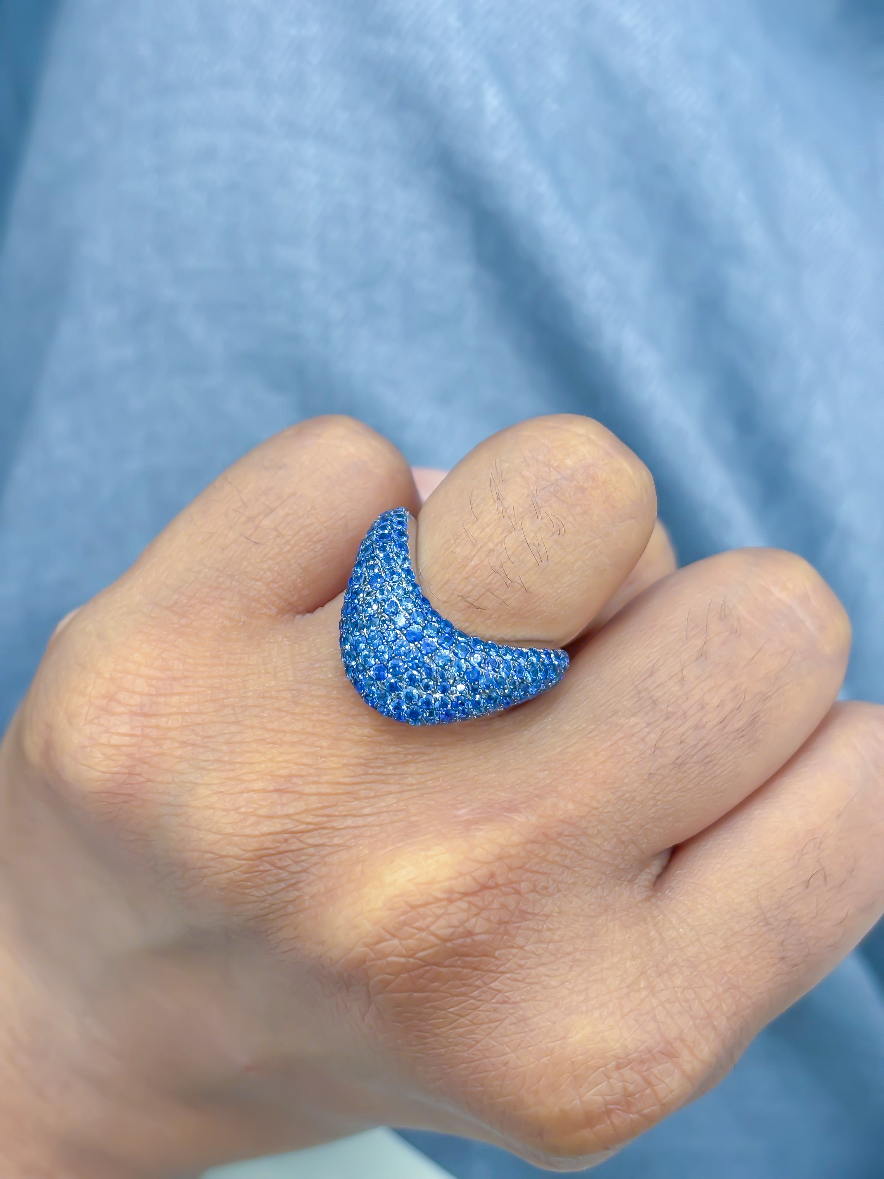 JPRG-3959/9746 Blue Sapphire Ring | 18K