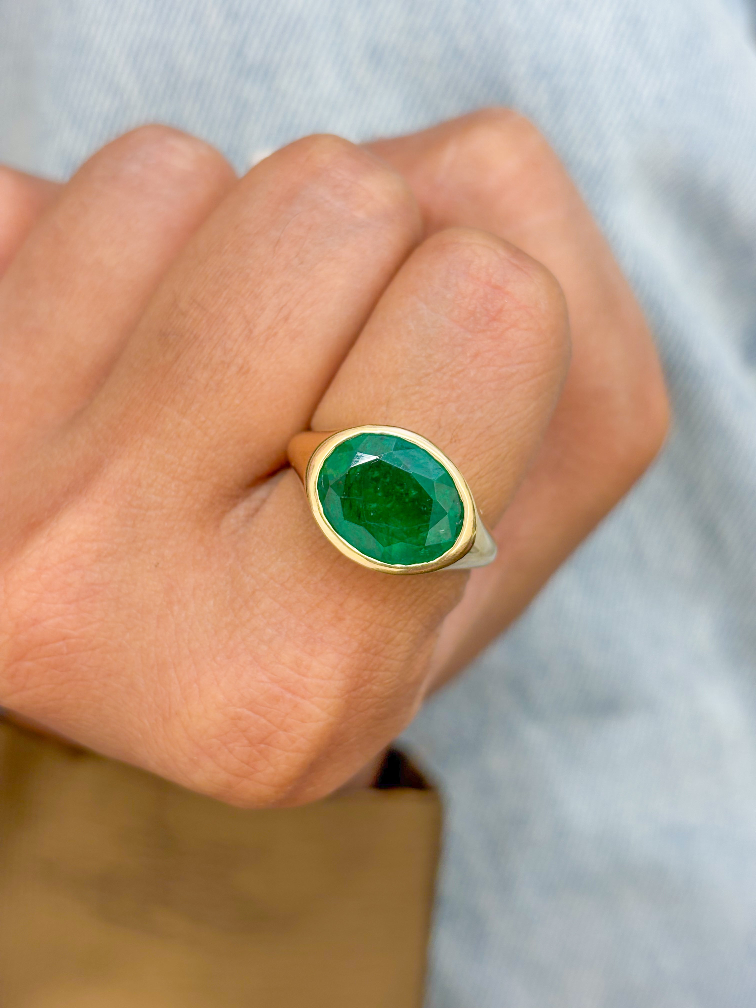 JPRG-399/1623 Emerald Ring | 14K