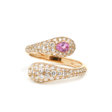 JPRG-3991/9782 Pink Sapphire Diamond Ring | 18K