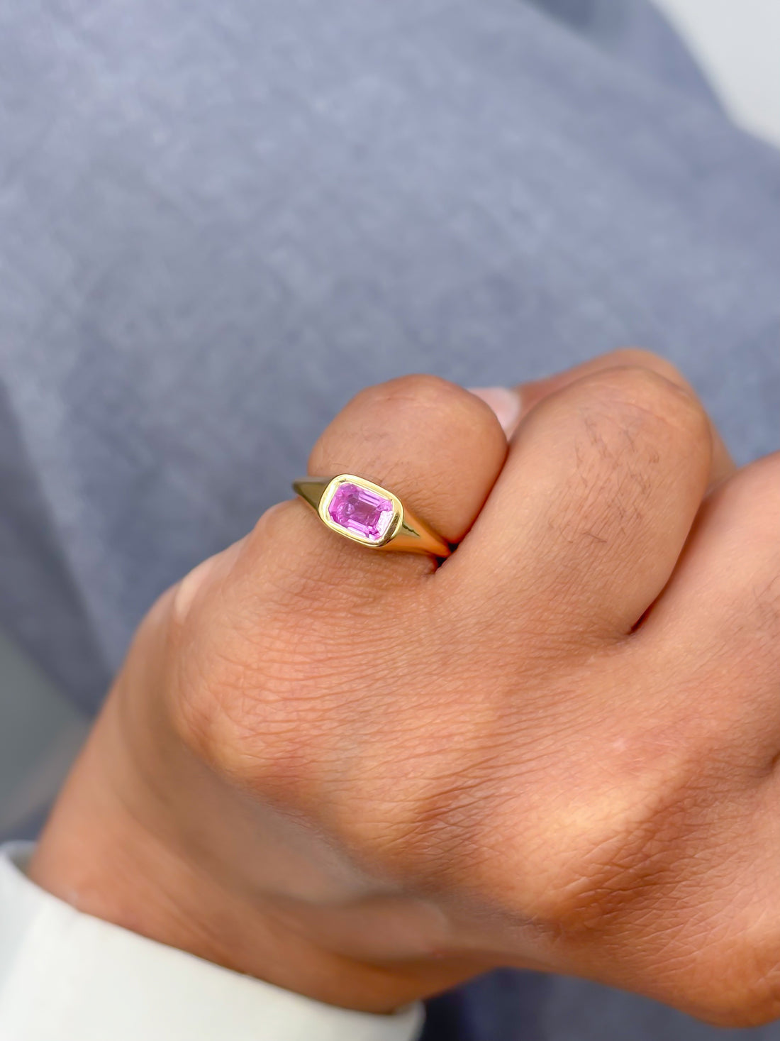 JPRG-3993/9784 Pink Sapphire Ring | 18K