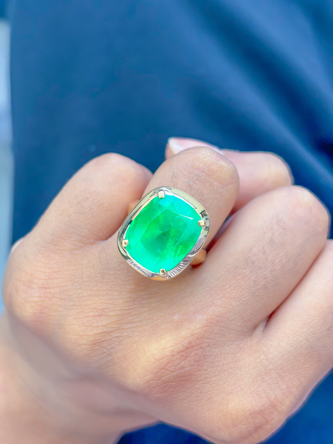 JPRG-4002/9818 Emerald Ring | 18K