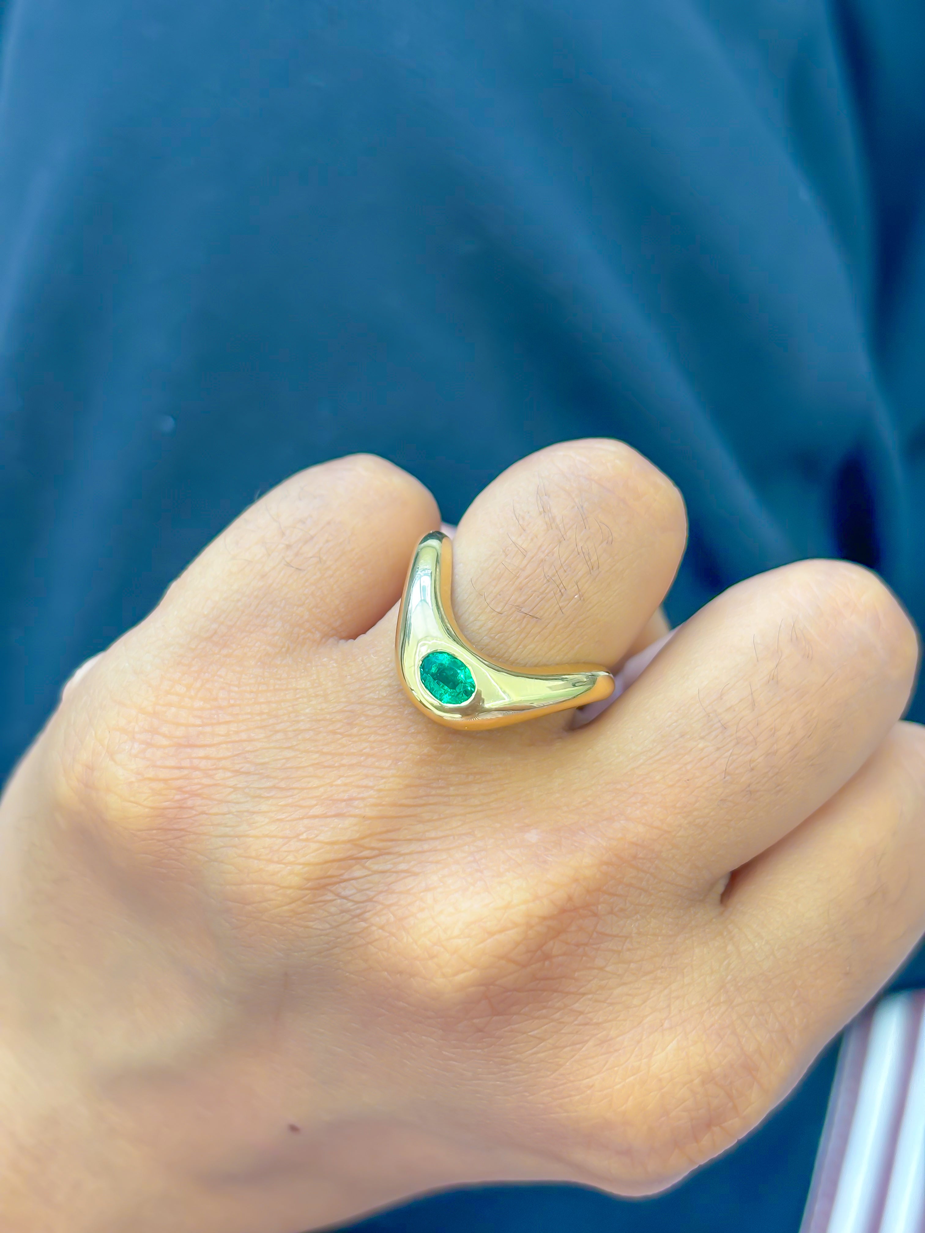 JPRG-4011/9834 Emerald Ring | 18K
