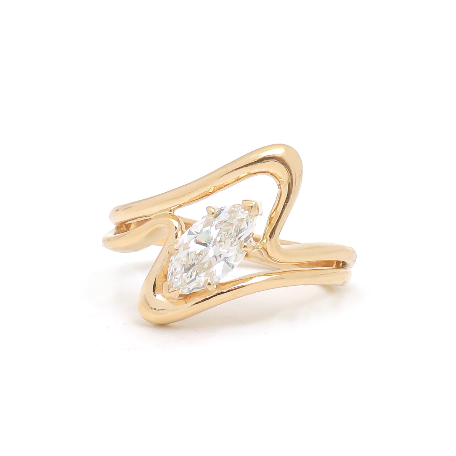 JPRG-4019/9842 Lab Grown Diamond Marquise Ring | 14K